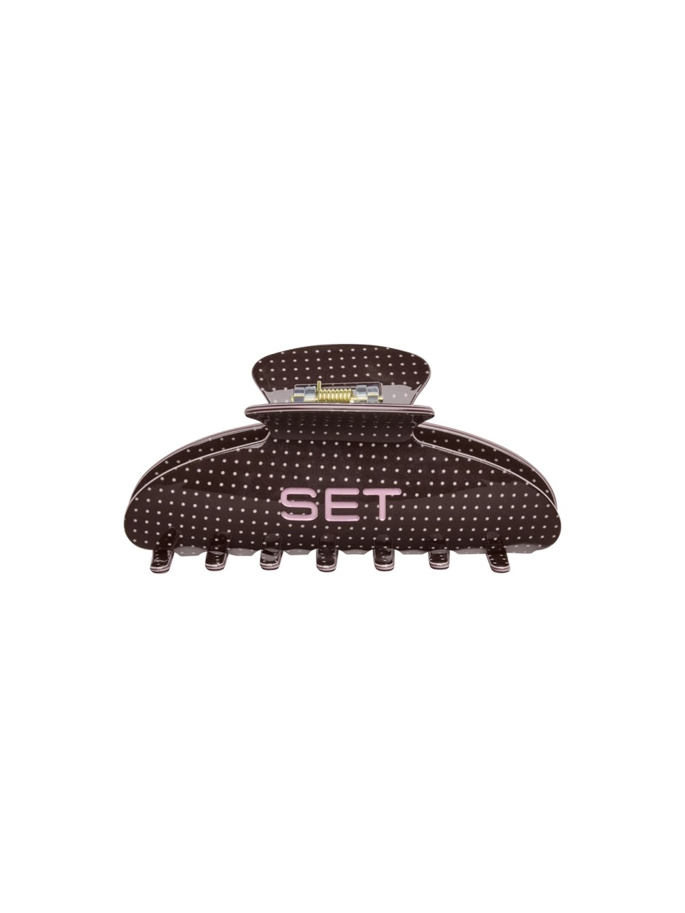 SET Active Birthday Polka Dot Claw Clip in Confetti